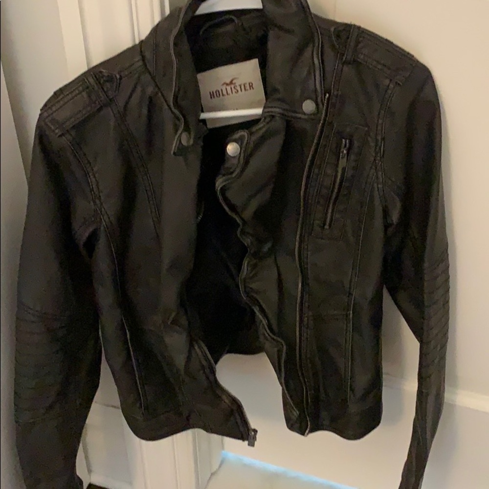 Hollister Leather Jacket
